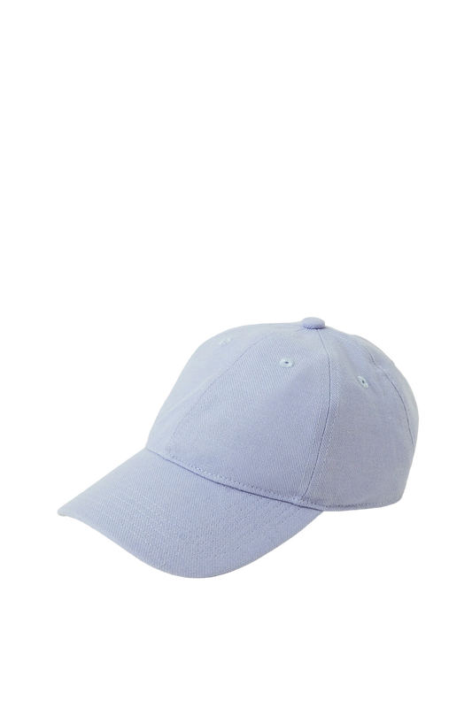 Light Blue Baseball Cap with Curved Brim, Classic Casual Style