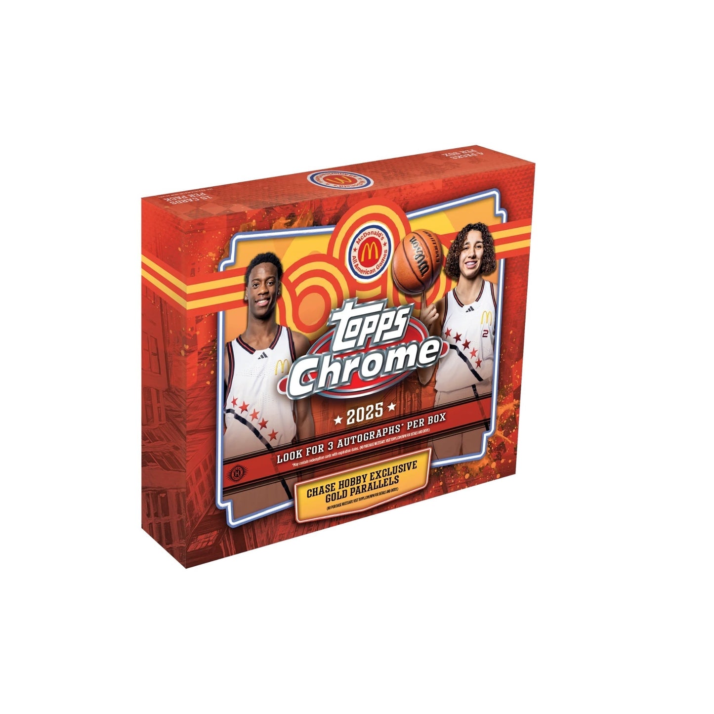 2025 Topps Chrome McDonalds All American Basketball Hobby 12 Box Case